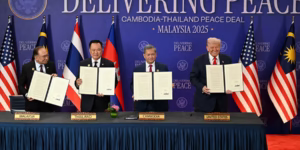 美國和越泰馬柬簽署貿易協定